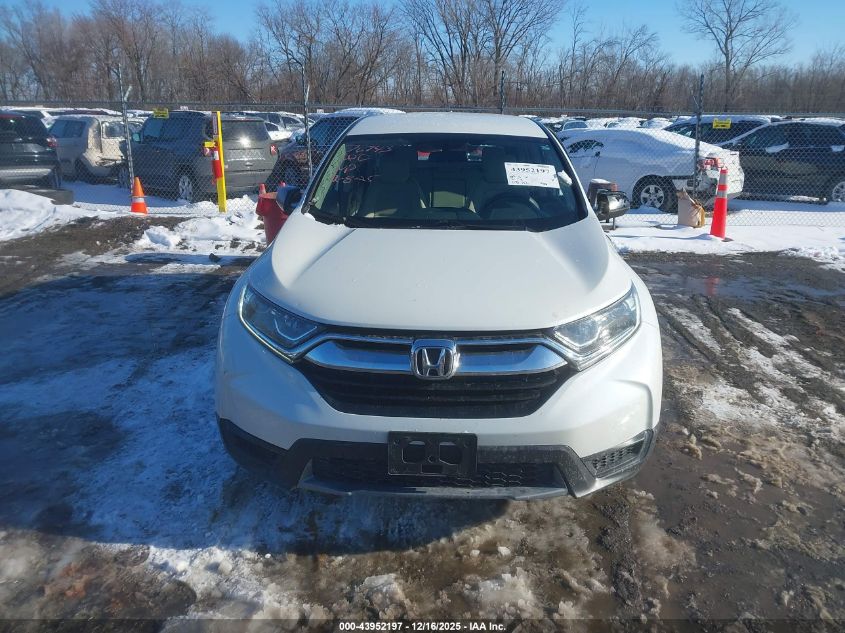 2018 Honda Cr-V Lx VIN: 5J6RW6H30JL001425 Lot: 43952197