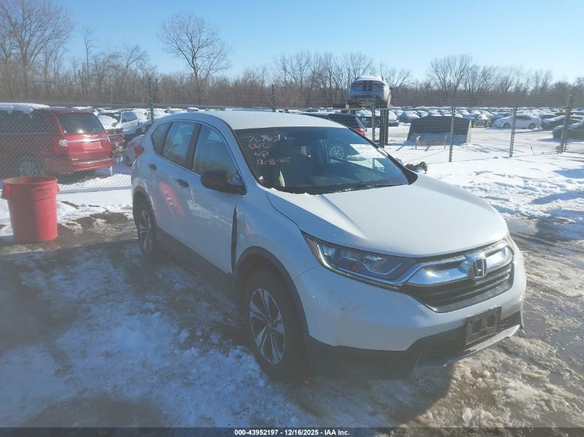 2018 Honda Cr-V Lx VIN: 5J6RW6H30JL001425 Lot: 43952197