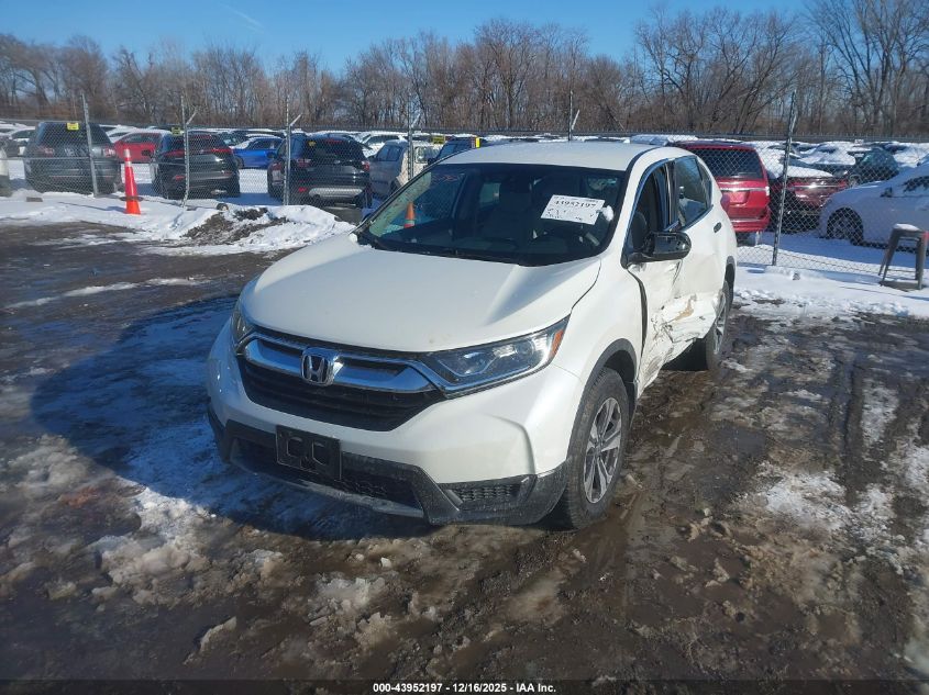 2018 Honda Cr-V Lx VIN: 5J6RW6H30JL001425 Lot: 43952197
