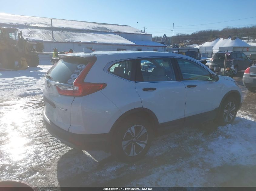 2018 Honda Cr-V Lx VIN: 5J6RW6H30JL001425 Lot: 43952197