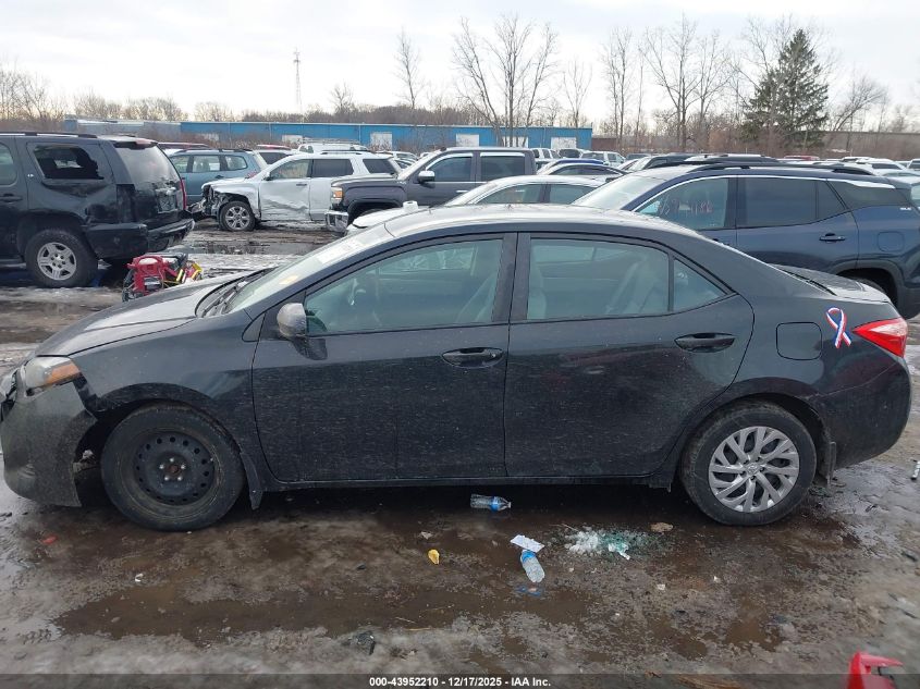 2019 Toyota Corolla Le VIN: 2T1BURHE5KC219384 Lot: 43952210