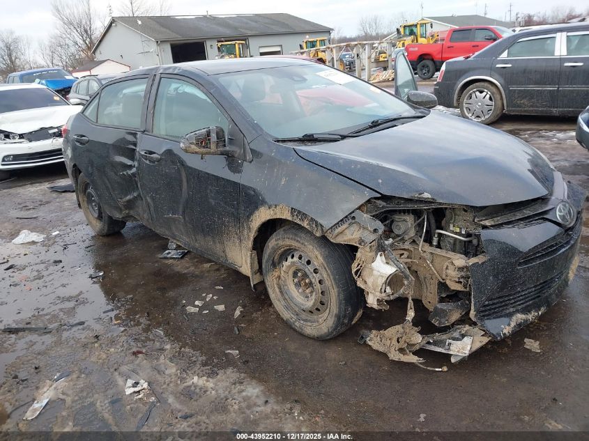 2019 Toyota Corolla Le VIN: 2T1BURHE5KC219384 Lot: 43952210