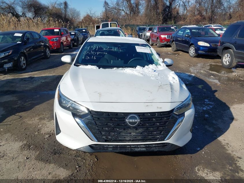 2025 Nissan Sentra Sv VIN: 3N1AB8CV3SY210043 Lot: 43952214