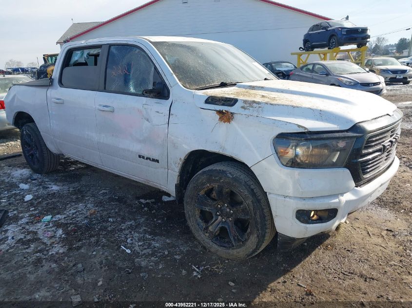 2020 Ram 1500 Big Horn 4X4 5'7 Box VIN: 1C6SRFFT6LN207459 Lot: 43952221
