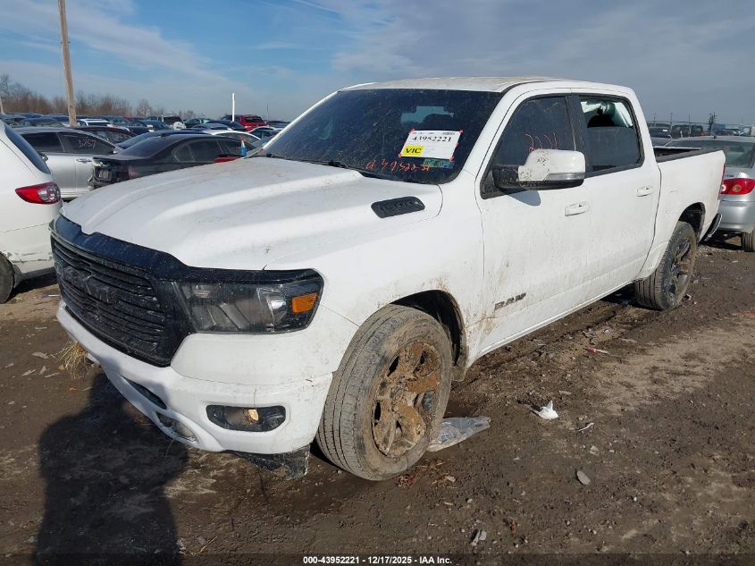 2020 Ram 1500 Big Horn 4X4 5'7 Box VIN: 1C6SRFFT6LN207459 Lot: 43952221