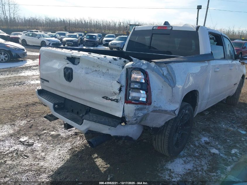 2020 Ram 1500 Big Horn 4X4 5'7 Box VIN: 1C6SRFFT6LN207459 Lot: 43952221