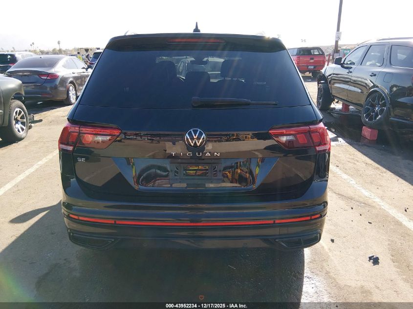 2023 Volkswagen Tiguan 2.0T Se R-Line Black VIN: 3VVCB7AX0PM005431 Lot: 43952234