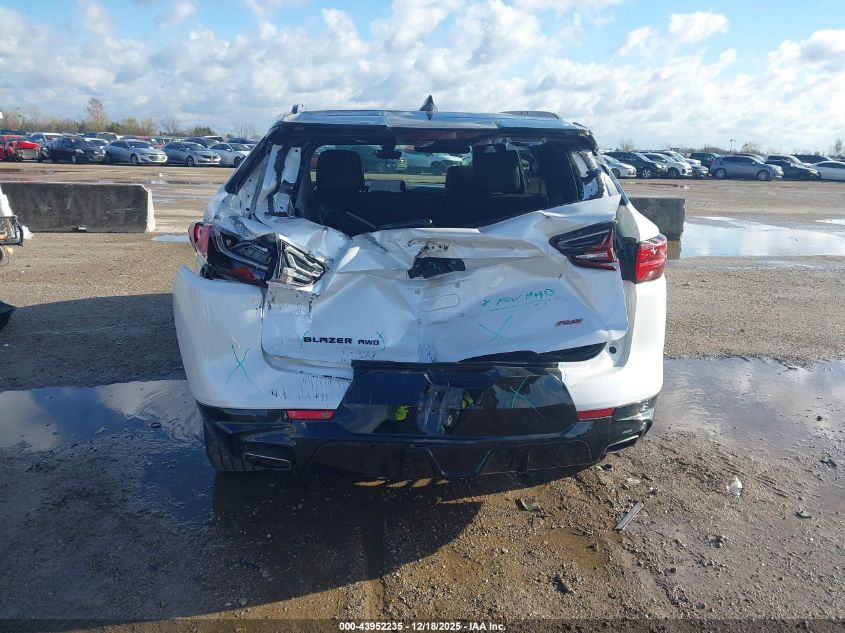 2024 Chevrolet Blazer Awd Rs VIN: 3GNKBKRS5RS130971 Lot: 43952235