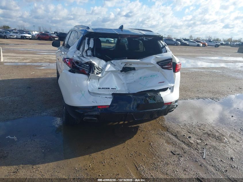 2024 Chevrolet Blazer Awd Rs VIN: 3GNKBKRS5RS130971 Lot: 43952235