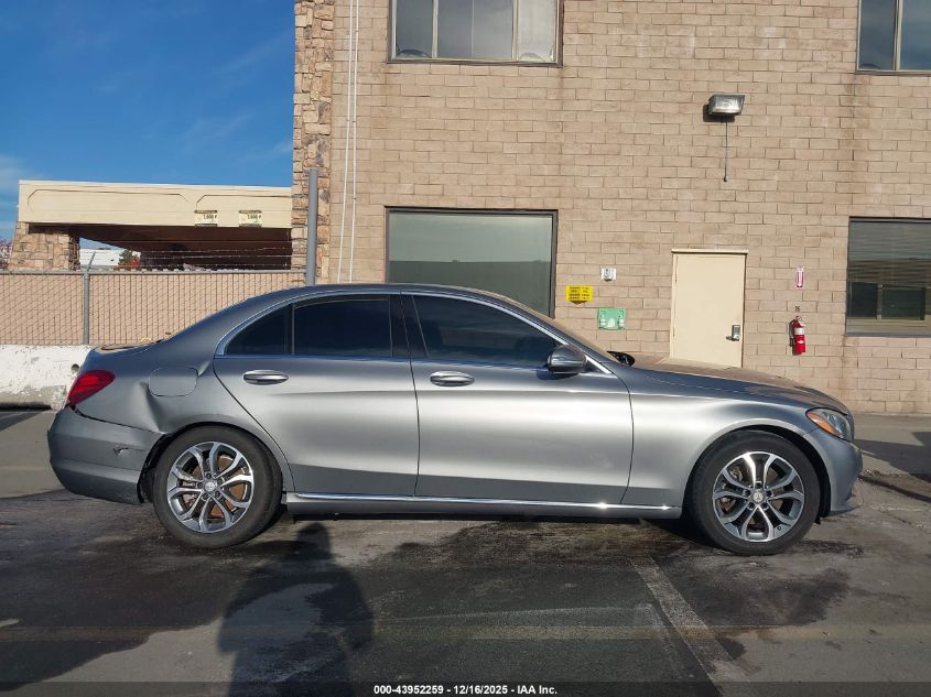 2015 Mercedes-Benz C 300 4Matic VIN: 55SWF4KBXFU032932 Lot: 43952259