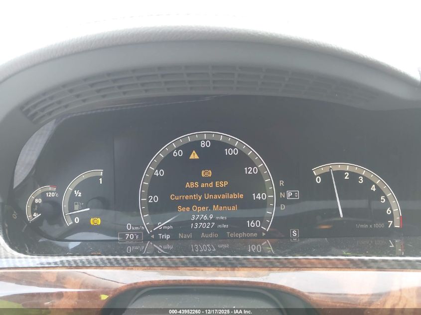 2008 Mercedes-Benz S 550 VIN: WDDNG71X68A218512 Lot: 43952260