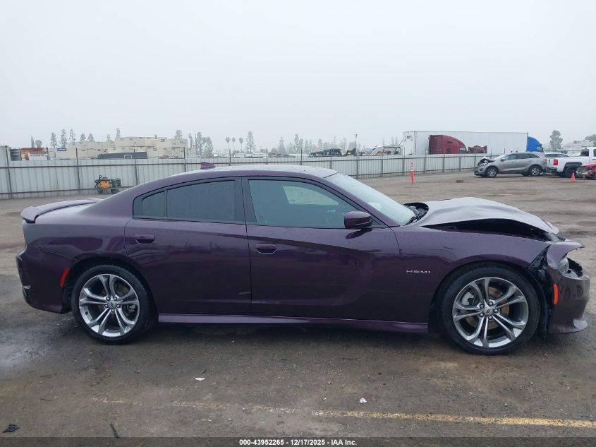 2021 Dodge Charger R/T Rwd VIN: 2C3CDXCT9MH575381 Lot: 43952265