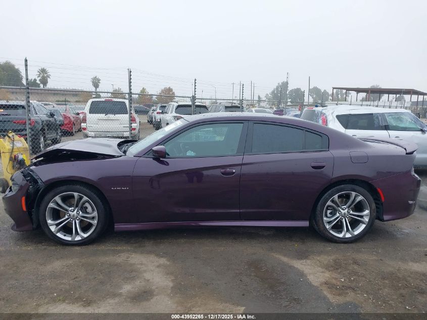 2021 Dodge Charger R/T Rwd VIN: 2C3CDXCT9MH575381 Lot: 43952265