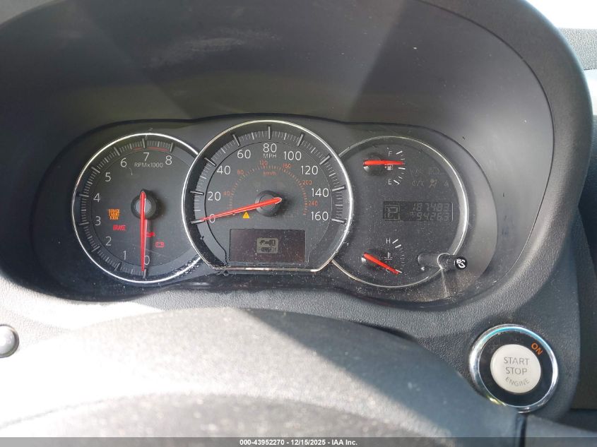 2012 Nissan Maxima 3.5 Sv VIN: 1N4AA5AP4CC827891 Lot: 43952270