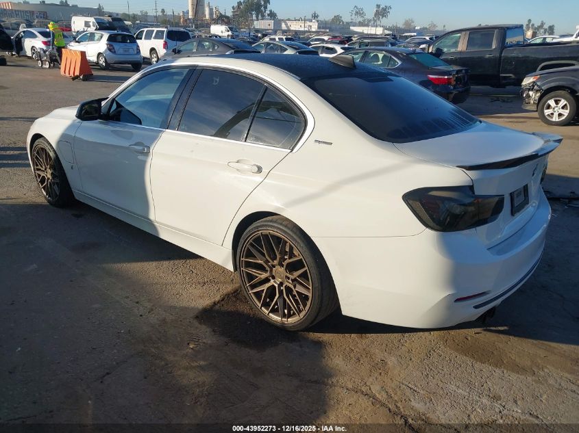 2018 BMW 330E Iperformance VIN: WBA8E1C55JA758460 Lot: 43952273