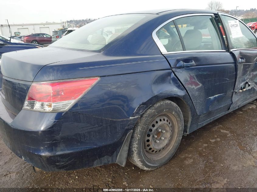 2008 Honda Accord 2.4 Lx VIN: JHMCP26388C027610 Lot: 43952285