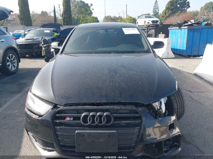 2016 Audi S4 3.0T Premium Plus VIN: WAUBGAFL9GA002696 Lot: 43952291