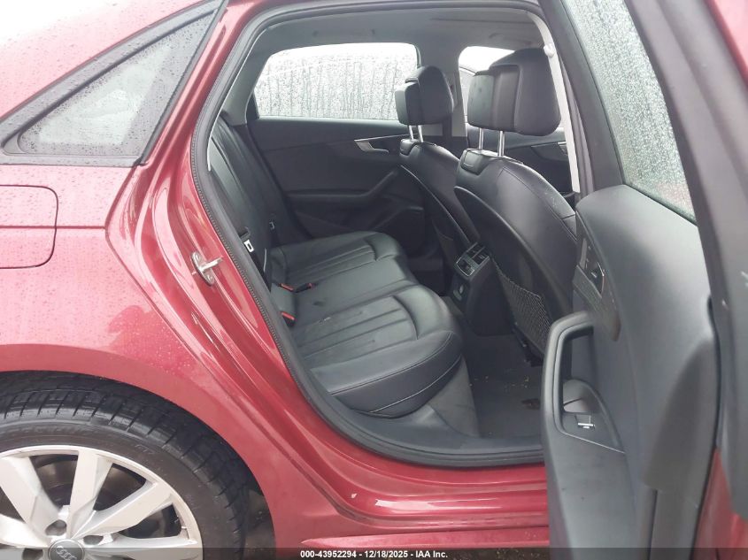 2018 Audi A4 2.0T Ultra Premium VIN: WAUKMAF48JA093212 Lot: 43952294