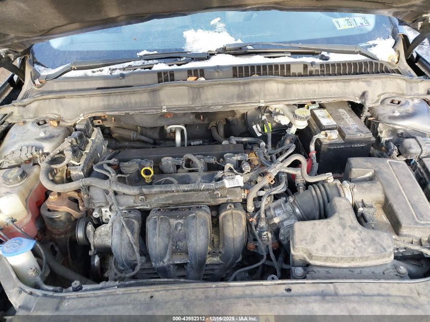 2016 Ford Fusion S VIN: 3FA6P0G75GR199104 Lot: 43952312