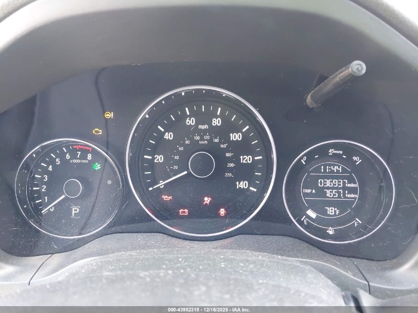 2022 Honda Hr-V 2Wd Sport VIN: 3CZRU5H16NM744772 Lot: 43952318