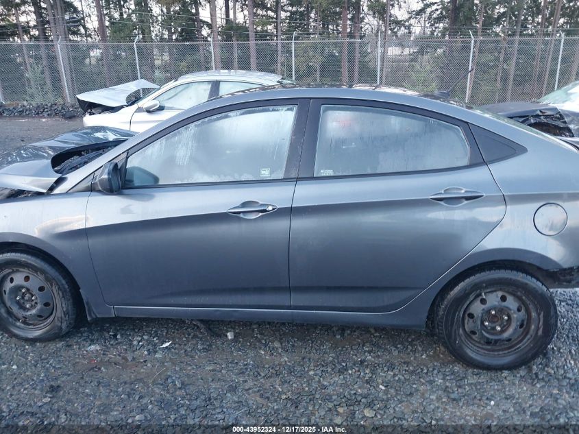 2012 Hyundai Accent Gls VIN: KMHCU4AE9CU239204 Lot: 43952324