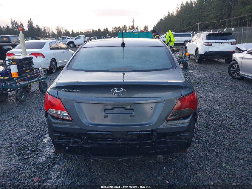 2012 Hyundai Accent Gls VIN: KMHCU4AE9CU239204 Lot: 43952324