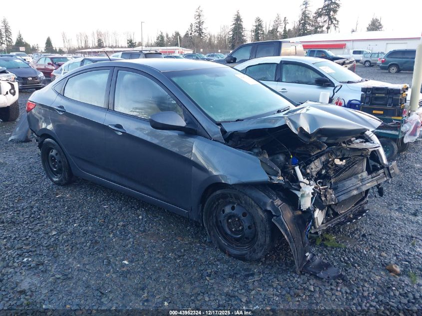 2012 Hyundai Accent Gls VIN: KMHCU4AE9CU239204 Lot: 43952324
