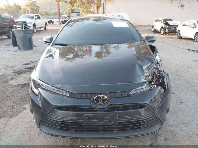 2025 Toyota Corolla Le VIN: 5YFB4MDE2SP279356 Lot: 43952331