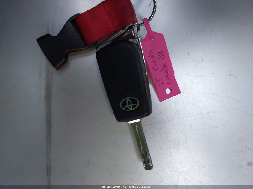 2025 Toyota Corolla Le VIN: 5YFB4MDE2SP279356 Lot: 43952331