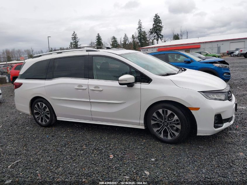 2025 Honda Odyssey Elite VIN: 5FNRL6H90SB031662 Lot: 43952357
