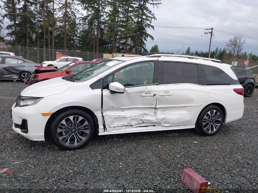 2025 Honda Odyssey Elite VIN: 5FNRL6H90SB031662 Lot: 43952357
