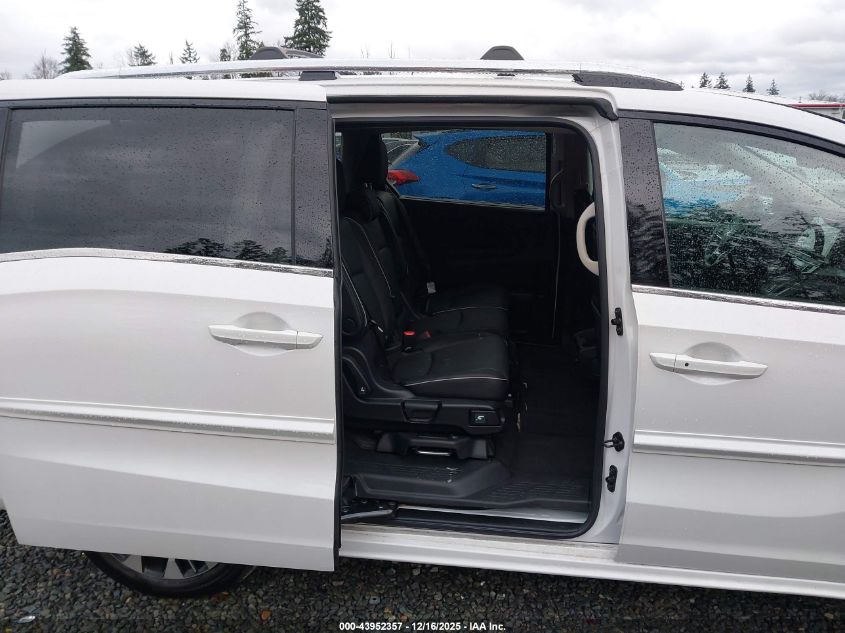 2025 Honda Odyssey Elite VIN: 5FNRL6H90SB031662 Lot: 43952357