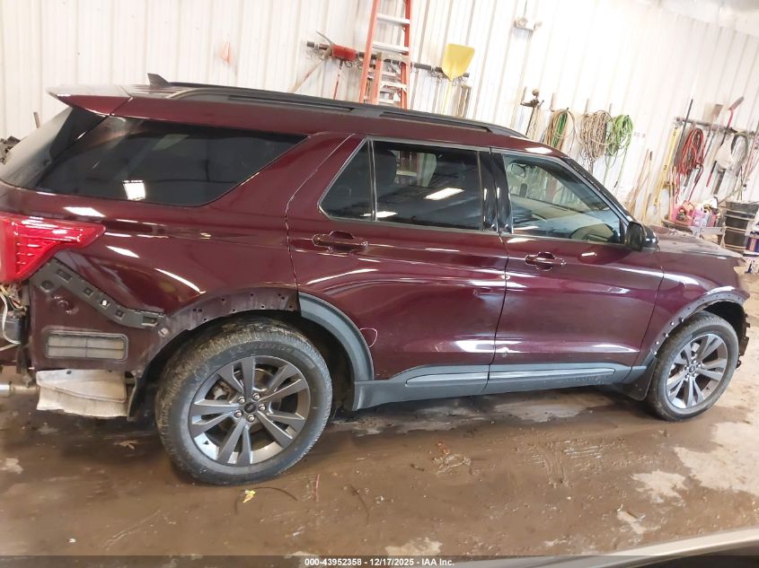 2022 Ford Explorer Xlt VIN: 1FMSK8DH8NGA58157 Lot: 43952358