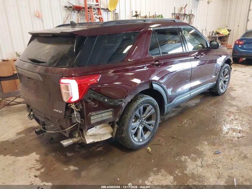2022 Ford Explorer Xlt VIN: 1FMSK8DH8NGA58157 Lot: 43952358