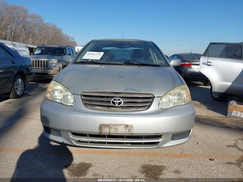 2003 Toyota Corolla Le VIN: JTDBR32E630036210 Lot: 43952375