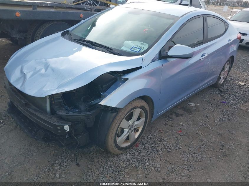 2013 Hyundai Elantra Gls VIN: KMHDH4AE1DU848782 Lot: 43952382