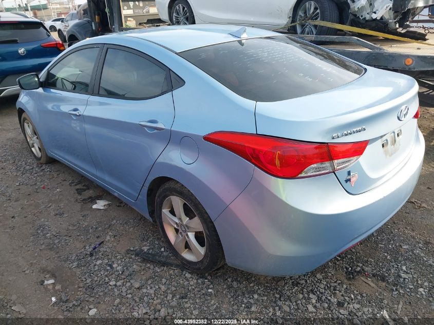 2013 Hyundai Elantra Gls VIN: KMHDH4AE1DU848782 Lot: 43952382