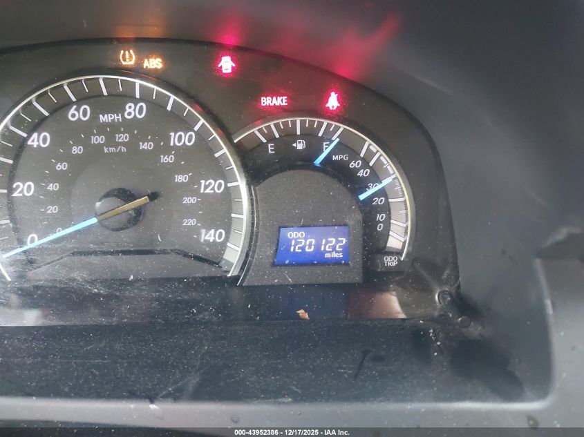 2012 Toyota Camry Se VIN: 4T1BF1FK5CU038922 Lot: 43952386