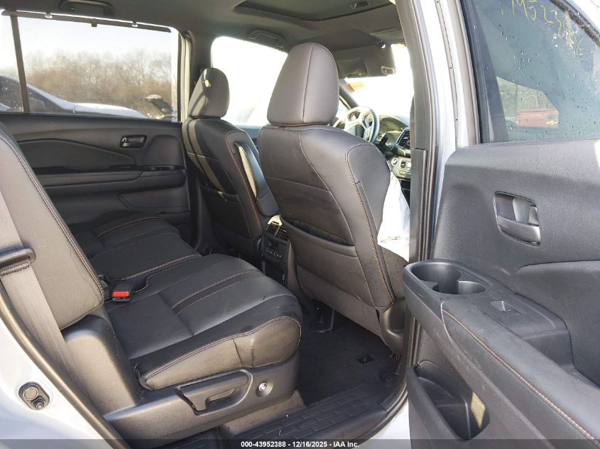 2022 Honda Pilot Awd Trailsport VIN: 5FNYF6H89NB074489 Lot: 43952388