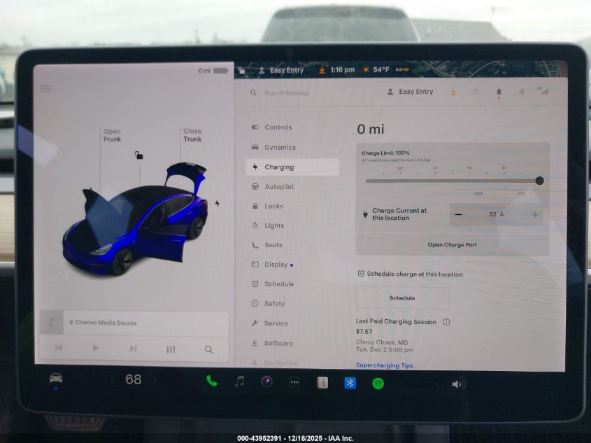 2021 Tesla Model 3 Standard Range Plus Rear-Wheel Drive VIN: 5YJ3E1EAXMF991155 Lot: 43952391