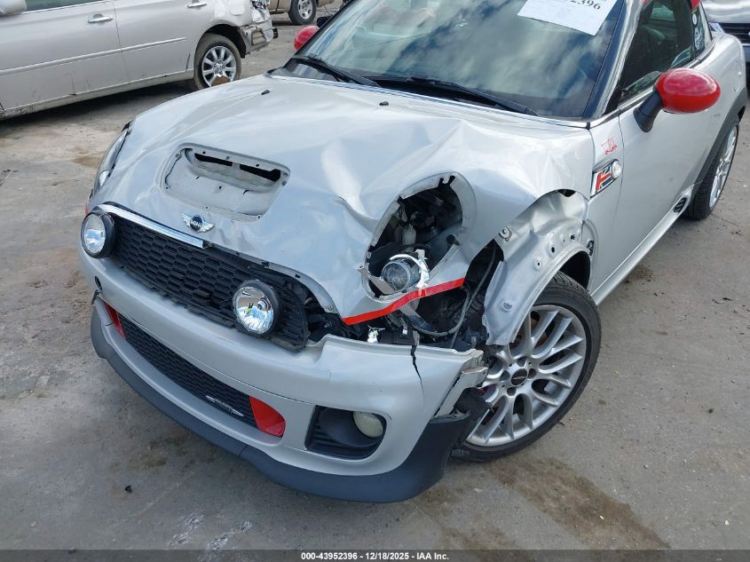 2013 Mini Coupe John Cooper Works VIN: WMWSX9C52DT655021 Lot: 43952396