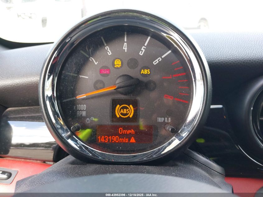 2013 Mini Coupe John Cooper Works VIN: WMWSX9C52DT655021 Lot: 43952396