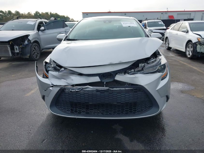 2022 Toyota Corolla Le VIN: 5YFEPMAE8NP296451 Lot: 43952404