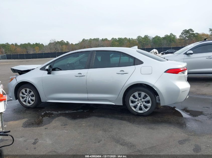 2022 Toyota Corolla Le VIN: 5YFEPMAE8NP296451 Lot: 43952404