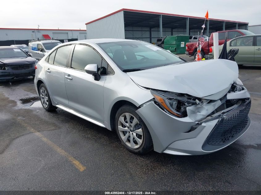 2022 Toyota Corolla Le VIN: 5YFEPMAE8NP296451 Lot: 43952404