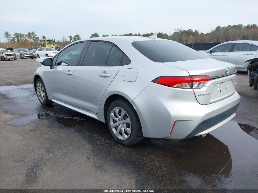 2022 Toyota Corolla Le VIN: 5YFEPMAE8NP296451 Lot: 43952404