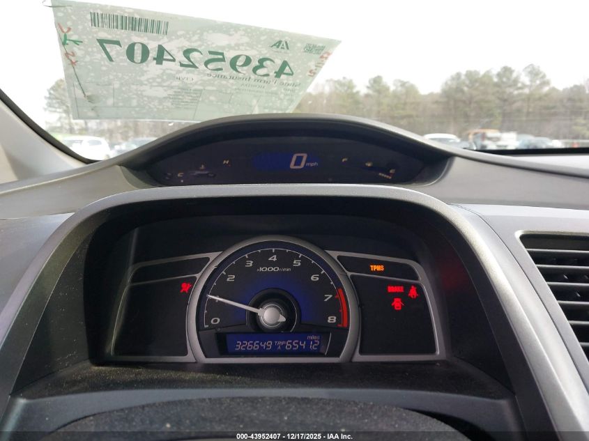 2010 Honda Civic Lx VIN: 2HGFG1A68AH519262 Lot: 43952407