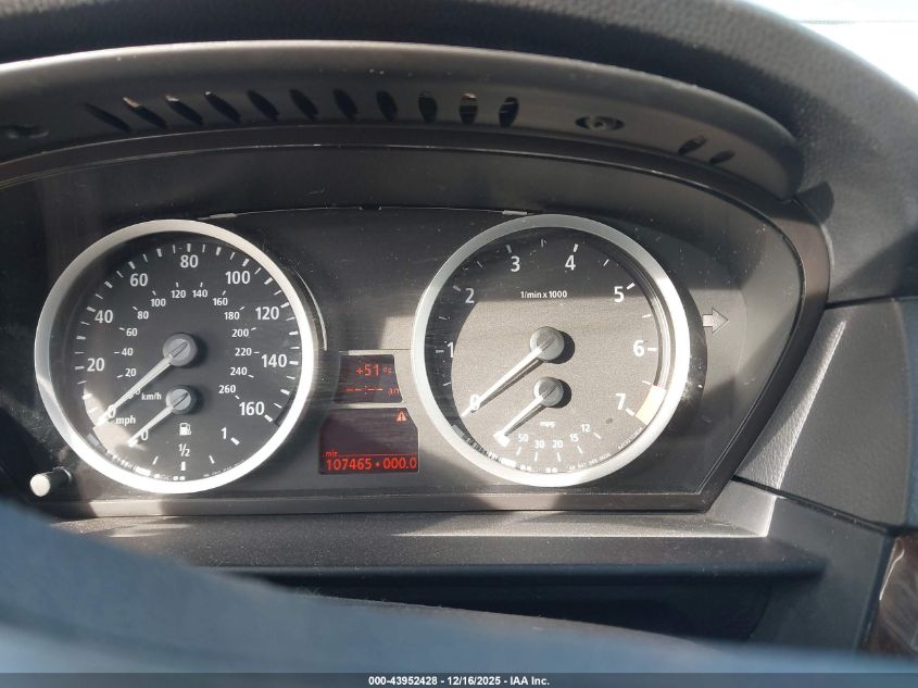 2007 BMW 550I VIN: WBANB53527CP06624 Lot: 43952428