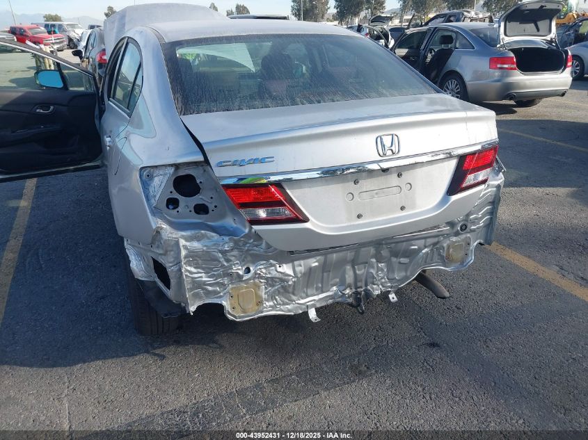 2015 Honda Civic Lx VIN: 2HGFB2F57FH518583 Lot: 43952431