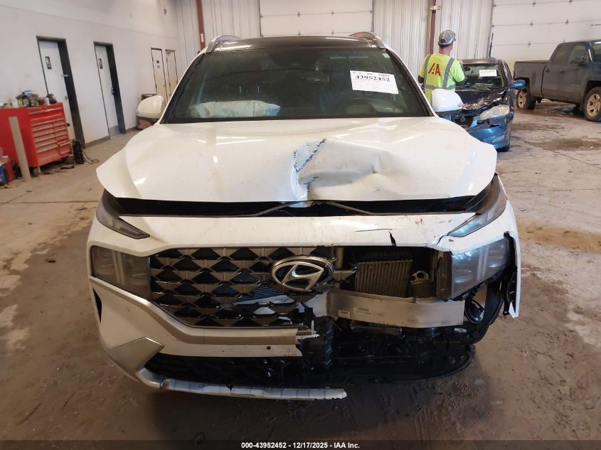 2021 Hyundai Santa Fe Calligraphy VIN: 5NMS5DAL0MH321777 Lot: 43952452